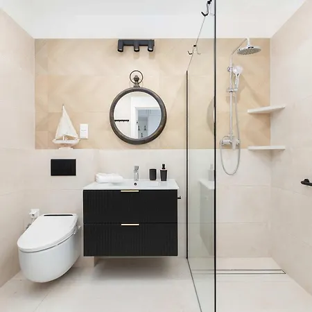 Prestizowy Baltic 300 M Od Plazy By Renters 아파트 므르제지노