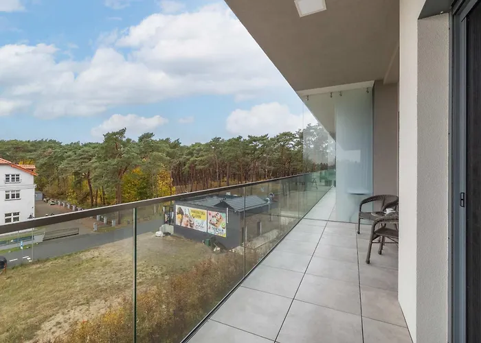 Prestizowy Baltic 300 M Od Plazy By Renters 아파트 므르제지노